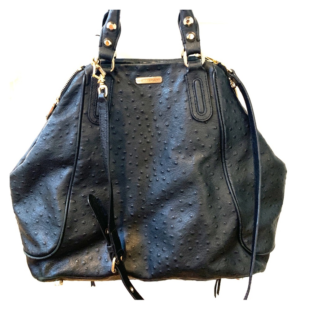 Rebecca Minkoff ostrich Romeo satchel